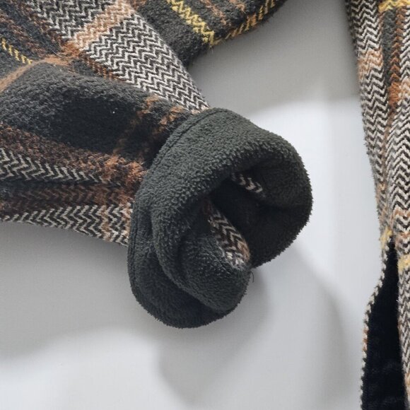 Woolrich The Green Label Shirt Mens S Plaid LS Cotton Shacket Pockets Buttons - Picture 15 of 16